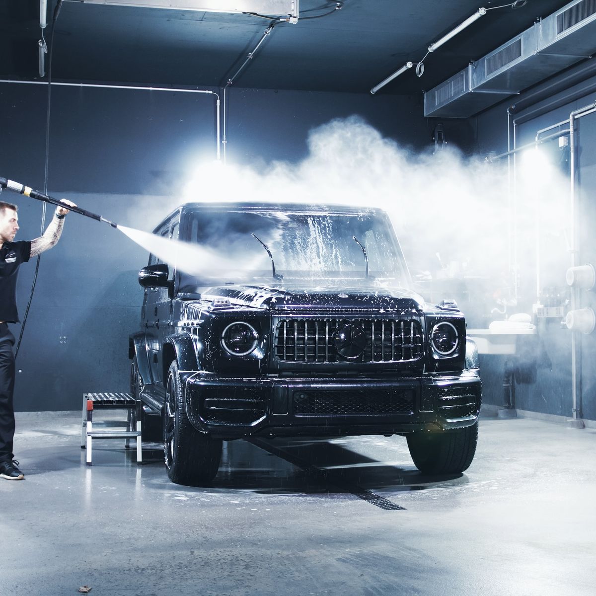 TAPR bij een carwash