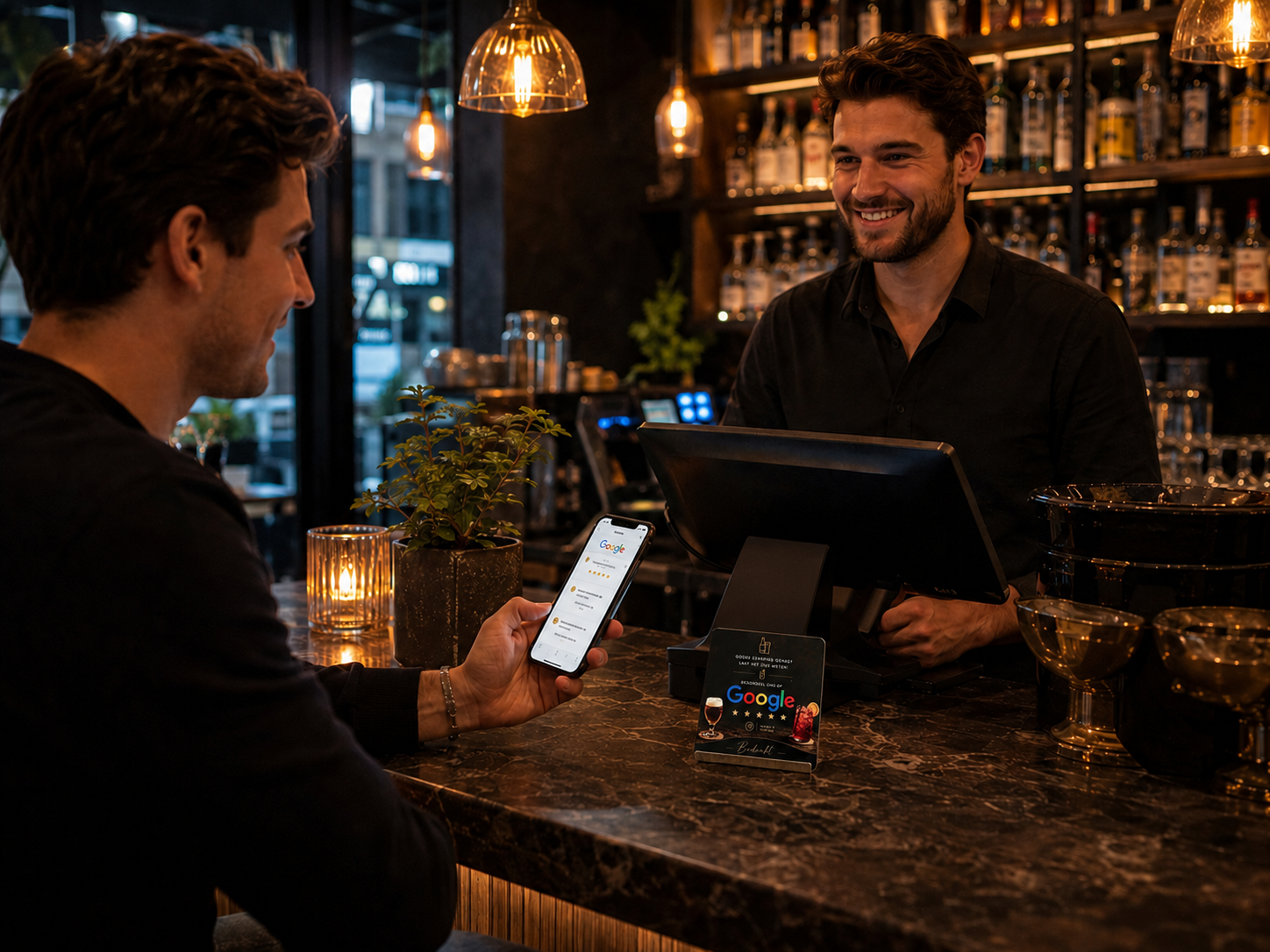 Google Review Card in context